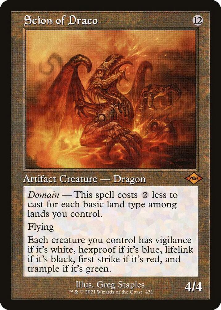 Scion of Draco Retro Frame 431 (Modern Horizons 2)  | Good Games Adelaide SA