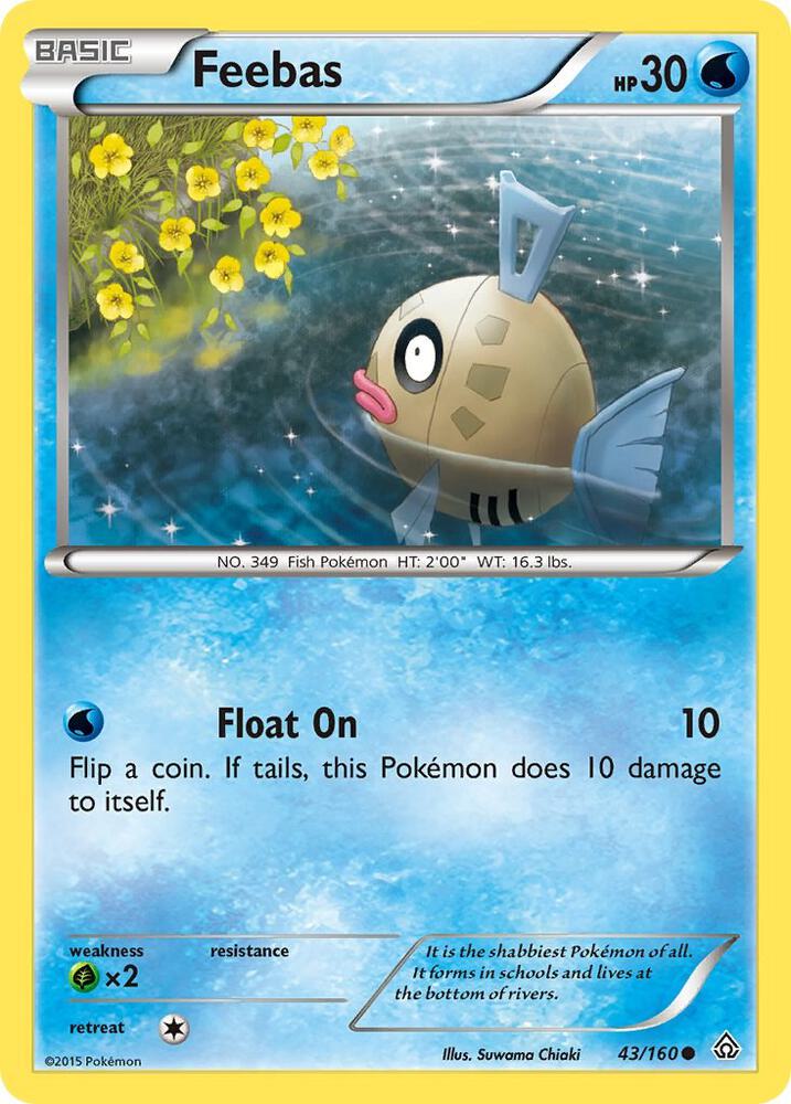 Feebas 43/160 (XY - Primal Clash)  | Good Games Adelaide SA