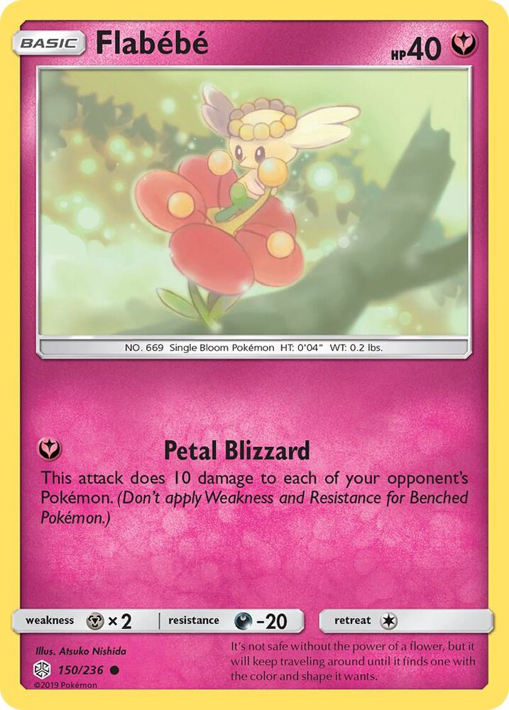 Flabebe 150/236 (SM - Cosmic Eclipse)  | Good Games Adelaide SA