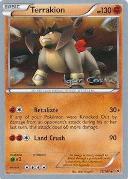 Terrakion (73/101) (Pesadelo Prism - Igor Costa) [World Championships 2012] | Good Games Adelaide SA