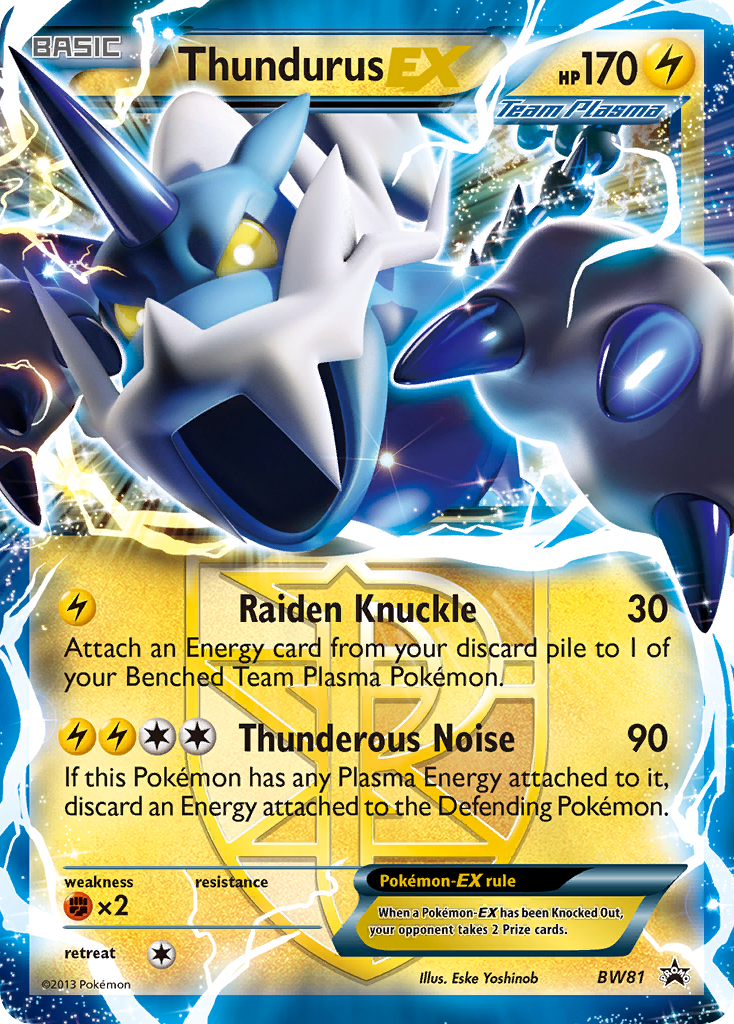 Thundurus EX (BW81) [Black & White: Black Star Promos] | Good Games Adelaide SA