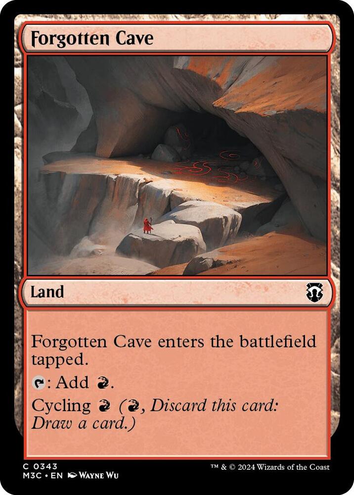 Forgotten Cave 343/411 (Commander: Modern Horizons 3)  - Ripple Foil | Good Games Adelaide SA