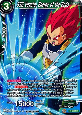 SSG Vegeta, Energy of the Gods (P-098) [Promotion Cards] | Good Games Adelaide SA