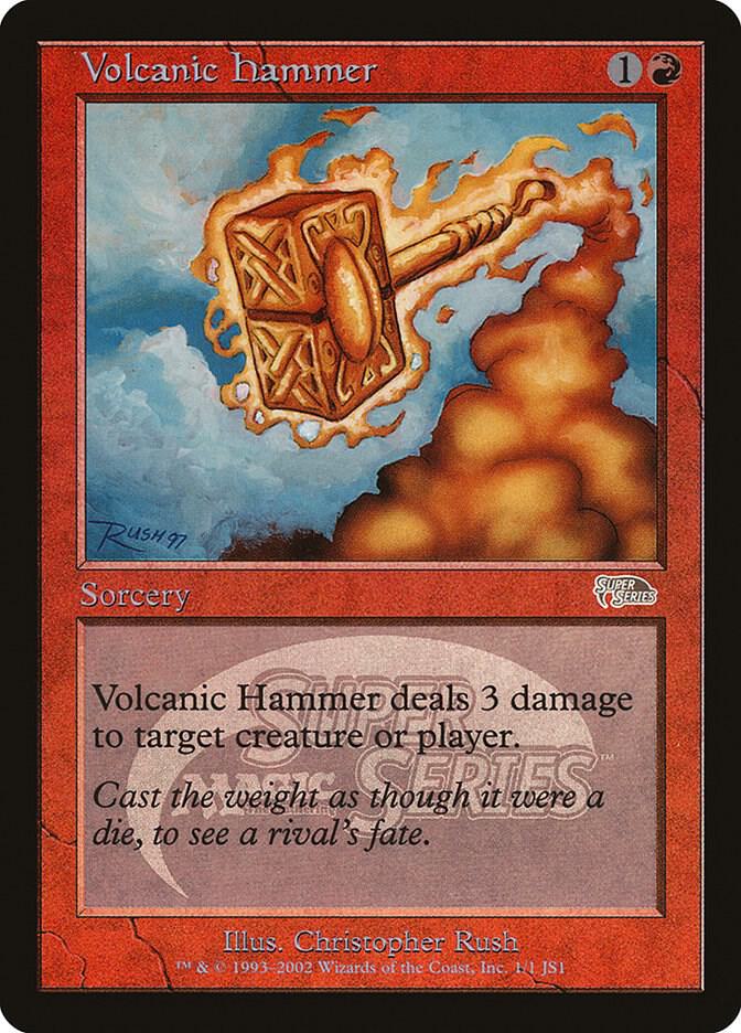 Volcanic Hammer 1 (Junior Series Promos)  - Foil | Good Games Adelaide SA