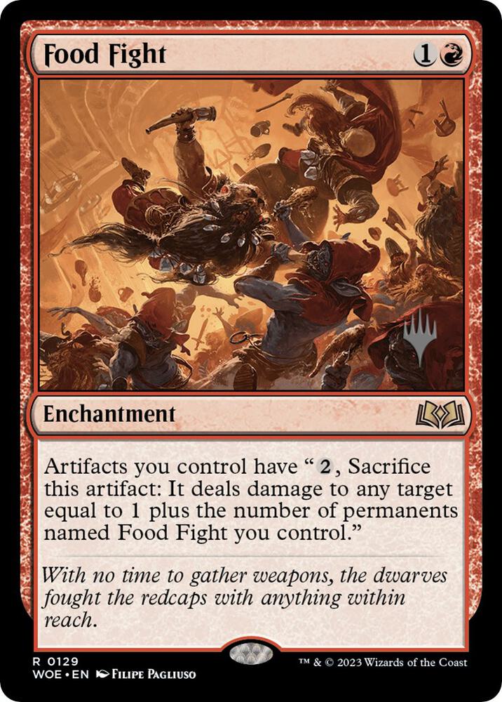 Food Fight 129 (Promo Pack: Wilds of Eldraine)  - Foil | Good Games Adelaide SA