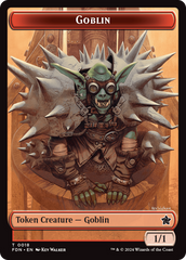 Goblin // Treasure Double-Sided Token [Foundations Tokens] | Good Games Adelaide SA