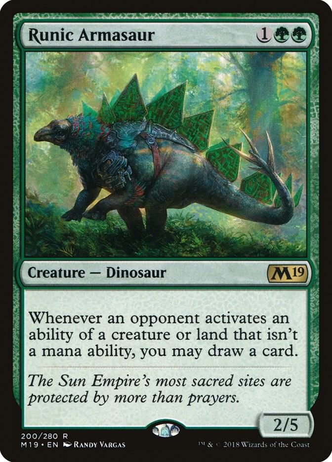 Runic Armasaur 200 (Core Set 2019)  | Good Games Adelaide SA