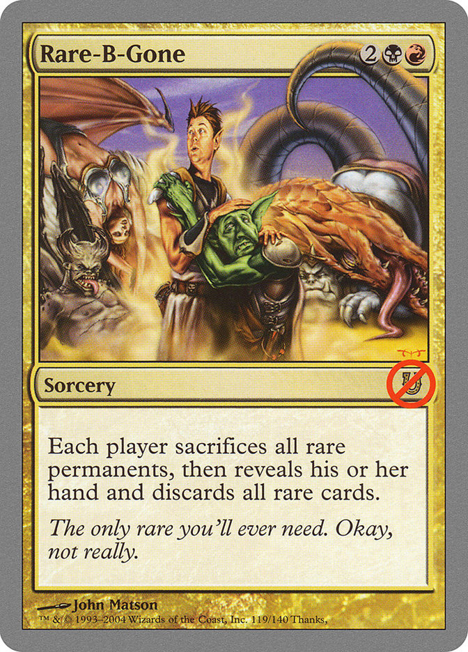 Rare-B-Gone 119 (Unhinged)  | Good Games Adelaide SA