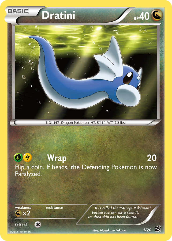 Dratini (1/20) [Black & White: Dragon Vault] | Good Games Adelaide SA