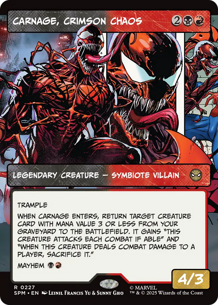 Carnage, Crimson Chaos (Borderless) [Marvel's Spider-Man] | Good Games Adelaide SA