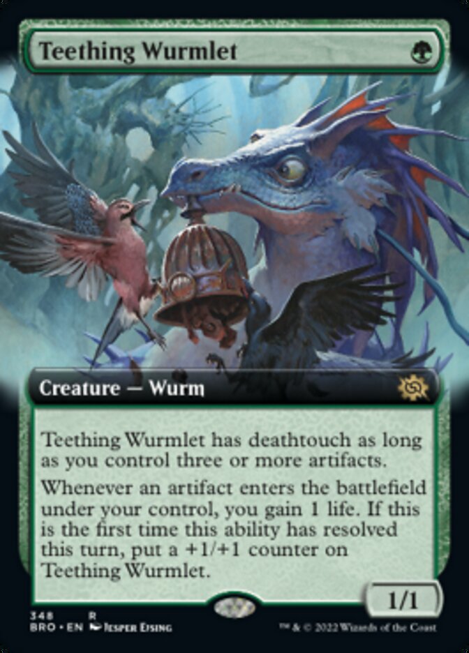 Teething Wurmlet (Extended Art) [The Brothers' War] | Good Games Adelaide SA