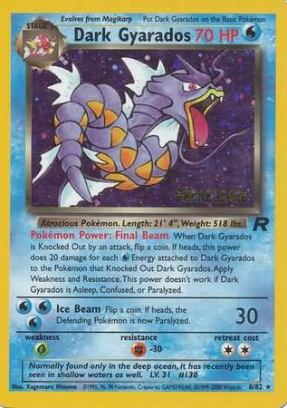 Dark Gyarados (8/82) (Prerelease Promo) [Team Rocket Unlimited] | Good Games Adelaide SA