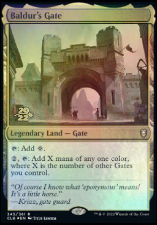 Baldur's Gate [Commander Legends: Battle for Baldur's Gate Prerelease Promos] | Good Games Adelaide SA