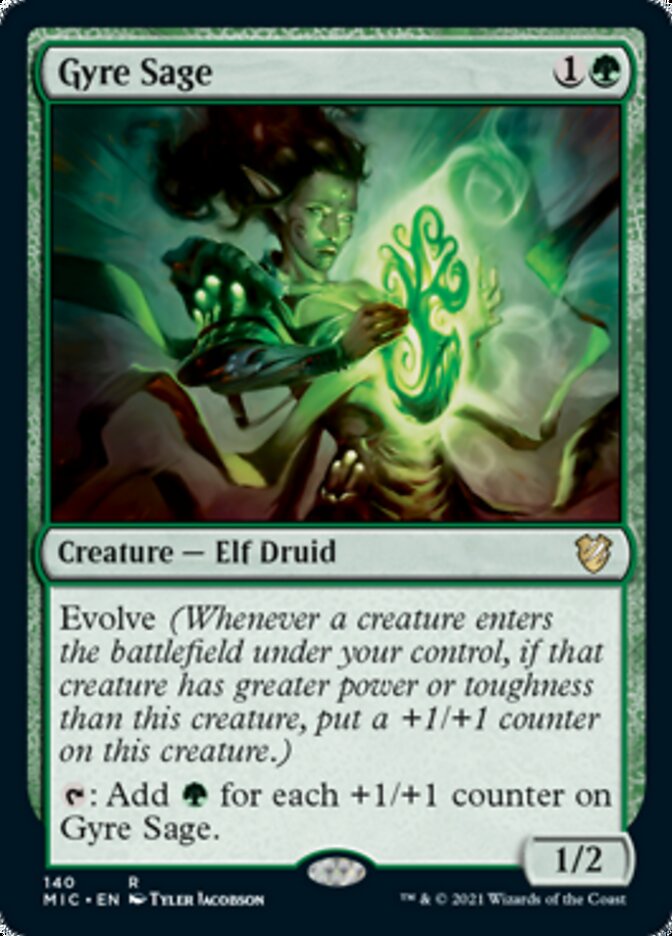 Gyre Sage [Innistrad: Midnight Hunt Commander] | Good Games Adelaide SA