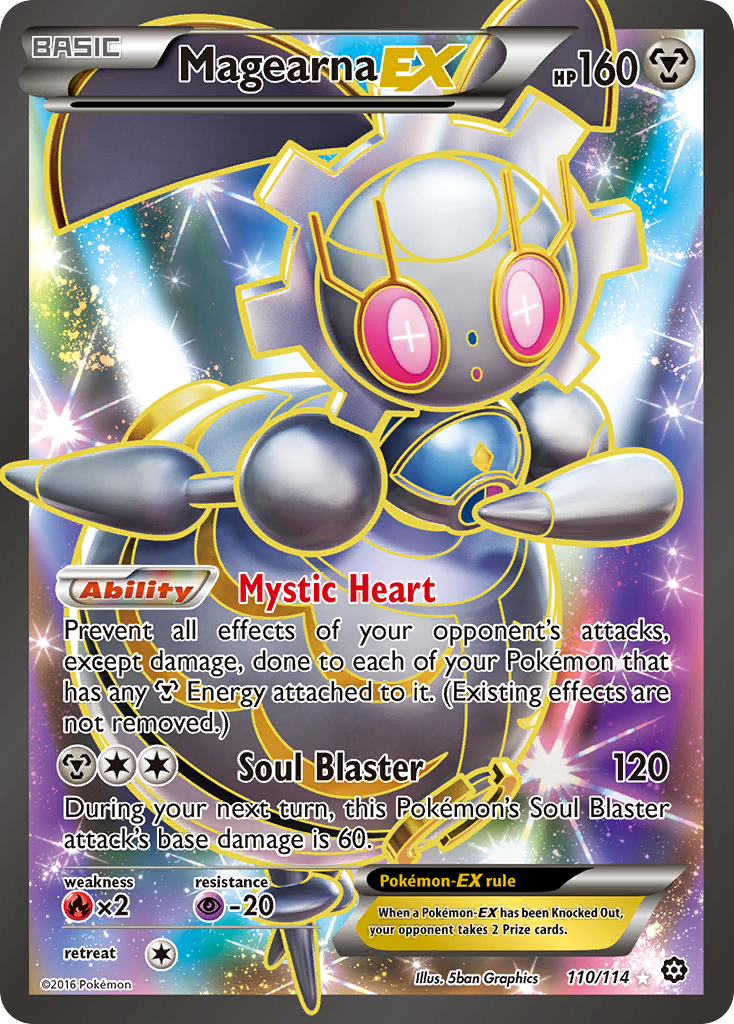 Magearna EX (110/114) [XY: Steam Siege] | Good Games Adelaide SA