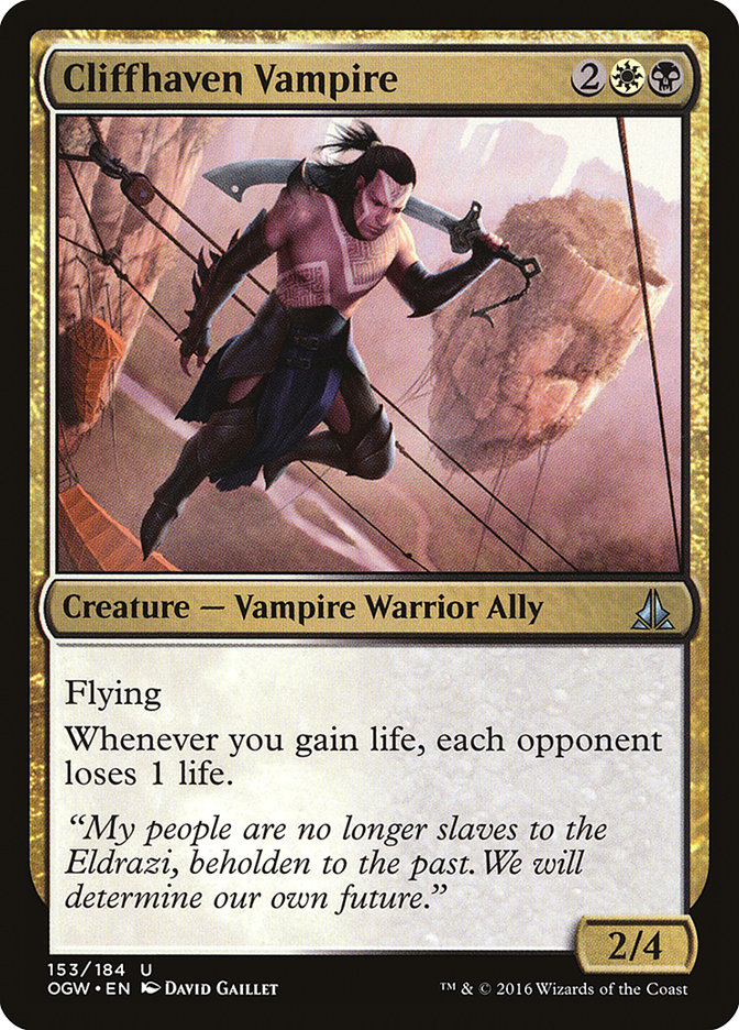 Cliffhaven Vampire [Oath of the Gatewatch] | Good Games Adelaide SA
