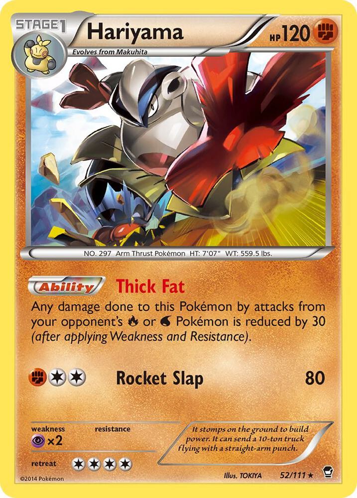 Hariyama 52/111 (XY - Furious Fists)  | Good Games Adelaide SA