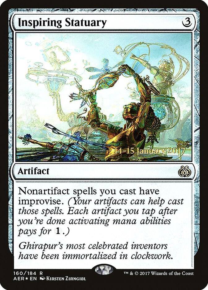 Inspiring Statuary 160 (Prerelease Cards)  - Foil | Good Games Adelaide SA