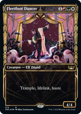 Fleetfoot Dancer Gilded Foil 373 (Streets of New Capenna)  - Foil | Good Games Adelaide SA
