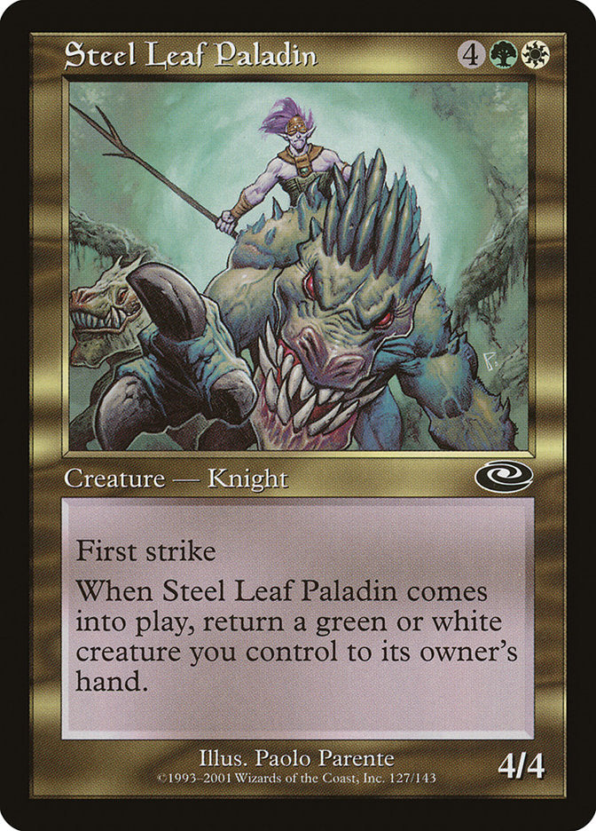 Steel Leaf Paladin 127 (Planeshift)  | Good Games Adelaide SA