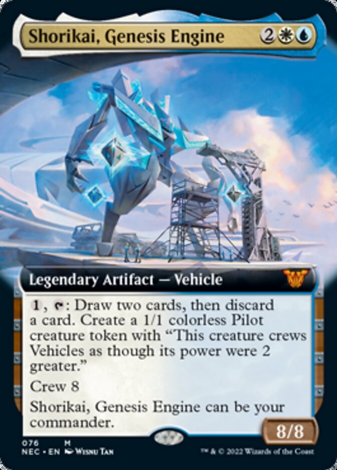 Shorikai, Genesis Engine (Extended) [Kamigawa: Neon Dynasty Commander] | Good Games Adelaide SA