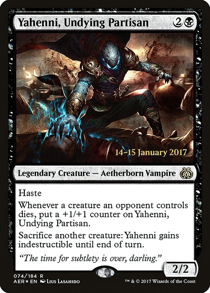 Yahenni, Undying Partisan [Aether Revolt Promos] | Good Games Adelaide SA