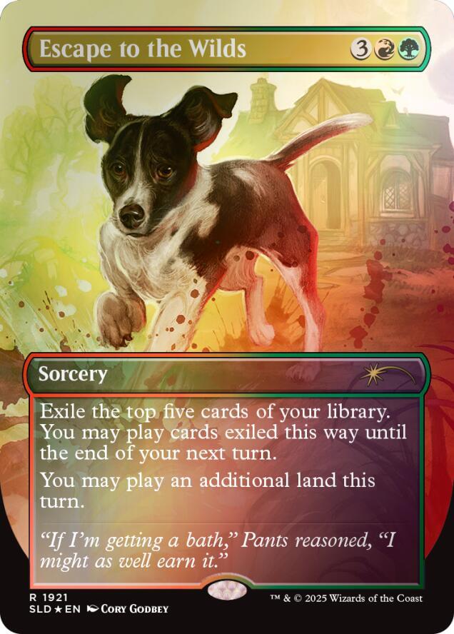 Escape to the Wilds 1921 Rainbow Foil 1921 (Secret Lair Drop Series)  - Foil | Good Games Adelaide SA