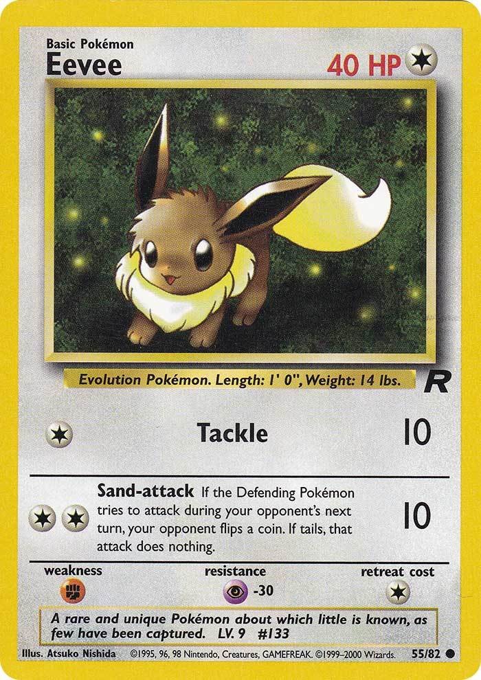 Eevee (55/82) [Team Rocket Unlimited] | Good Games Adelaide SA