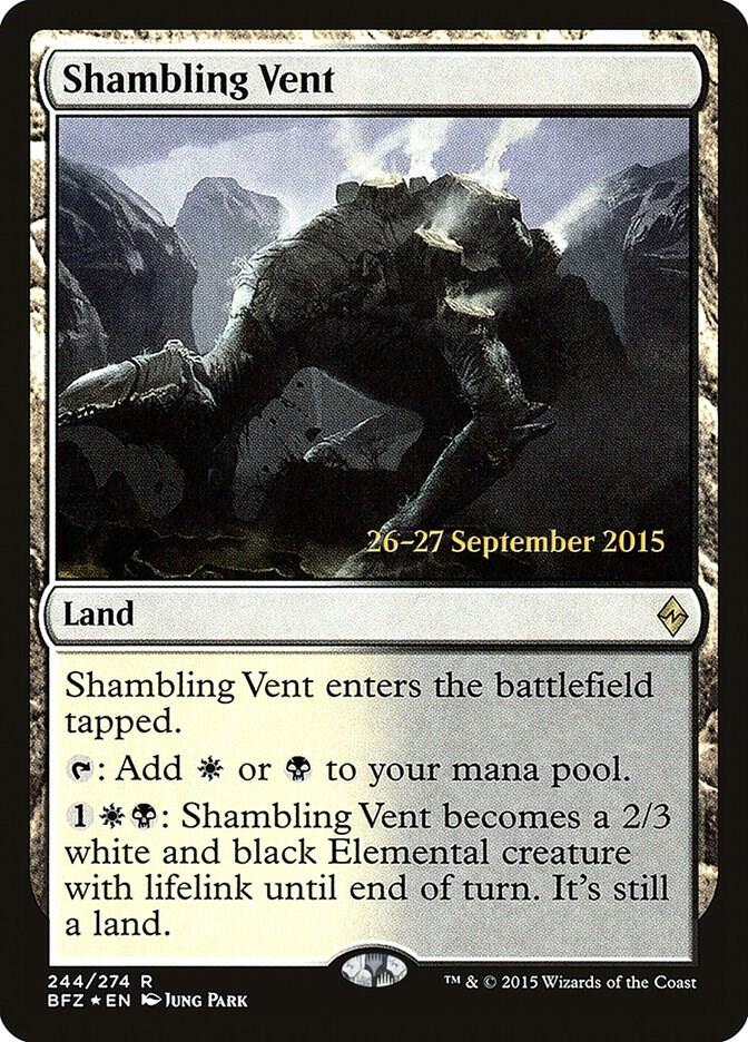 Shambling Vent 244 (Prerelease Cards)  - Foil | Good Games Adelaide SA