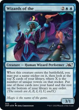 Wizards of the _______ Galaxy Foil 350 (Unfinity)  - Foil | Good Games Adelaide SA