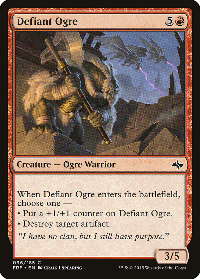 Defiant Ogre 96 (Fate Reforged)  - Foil | Good Games Adelaide SA