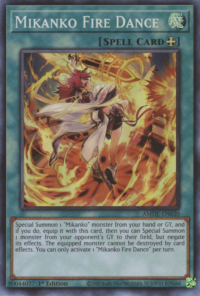 Mikanko Fire Dance [AMDE-EN030] Super Rare | Good Games Adelaide SA