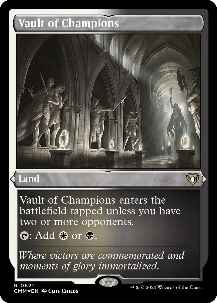 Vault of Champions 621 (Commander Masters)  - Etched Foil | Good Games Adelaide SA