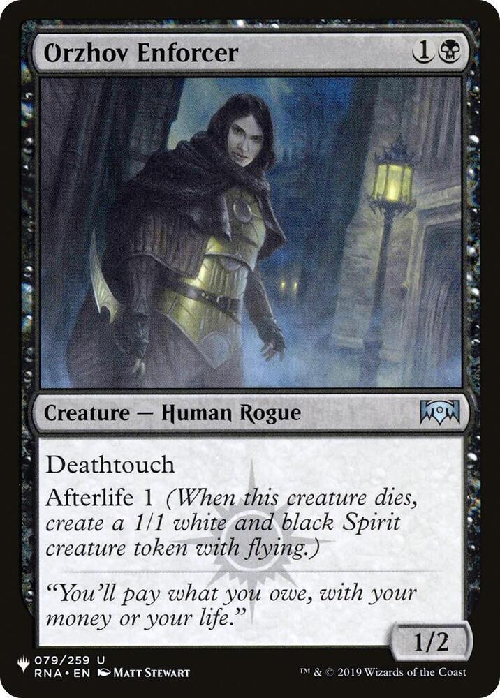 Orzhov Enforcer 079/259 (The List Reprints)  | Good Games Adelaide SA