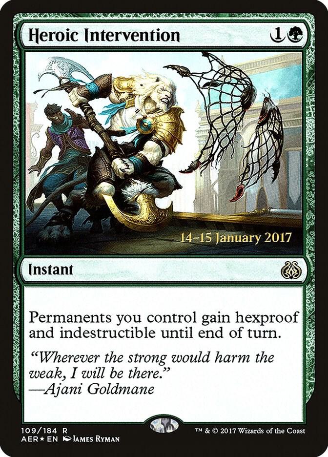 Heroic Intervention AER 109 (Prerelease Cards)  - Foil | Good Games Adelaide SA