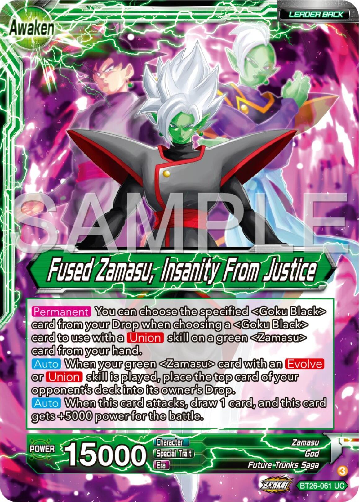 Zamasu // Fused Zamasu, Insanity From Justice (BT26-061) [Ultimate Advent] | Good Games Adelaide SA