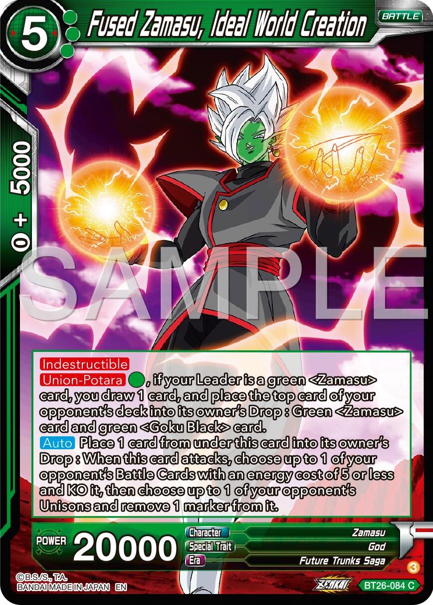 Fused Zamasu, Ideal World Creation (BT26-084) [Ultimate Advent] | Good Games Adelaide SA