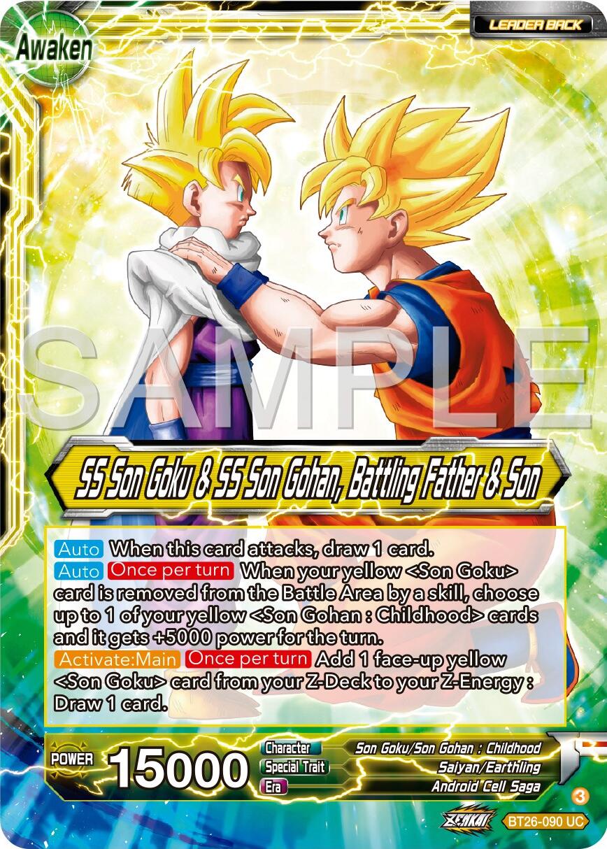 SS Son Goku // SS Son Goku & SS Son Gohan, Battling Father & Son (BT26-090) [Ultimate Advent] | Good Games Adelaide SA