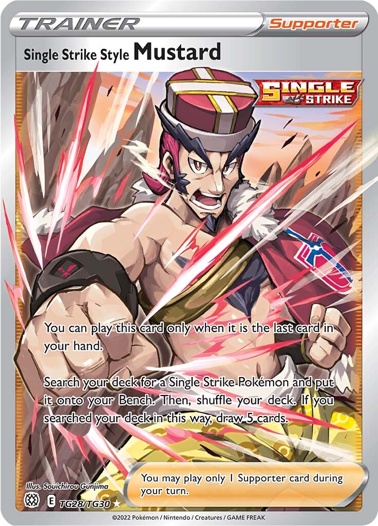 Single Strike Style Mustard (TG28/TG30) [Sword & Shield: Brilliant Stars] | Good Games Adelaide SA