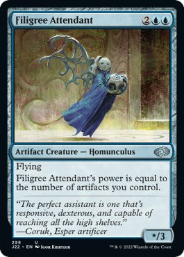 Filigree Attendant [Jumpstart 2022] | Good Games Adelaide SA
