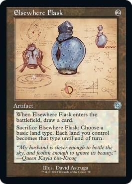 Elsewhere Flask Schematic 78 (The Brothers' War: Retro Frame Artifacts)  | Good Games Adelaide SA