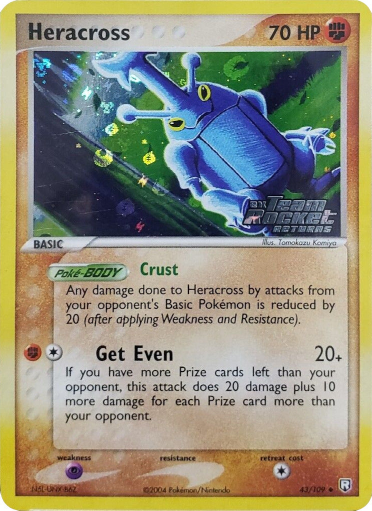 Heracross (43/109) (Stamped) [EX: Team Rocket Returns] | Good Games Adelaide SA
