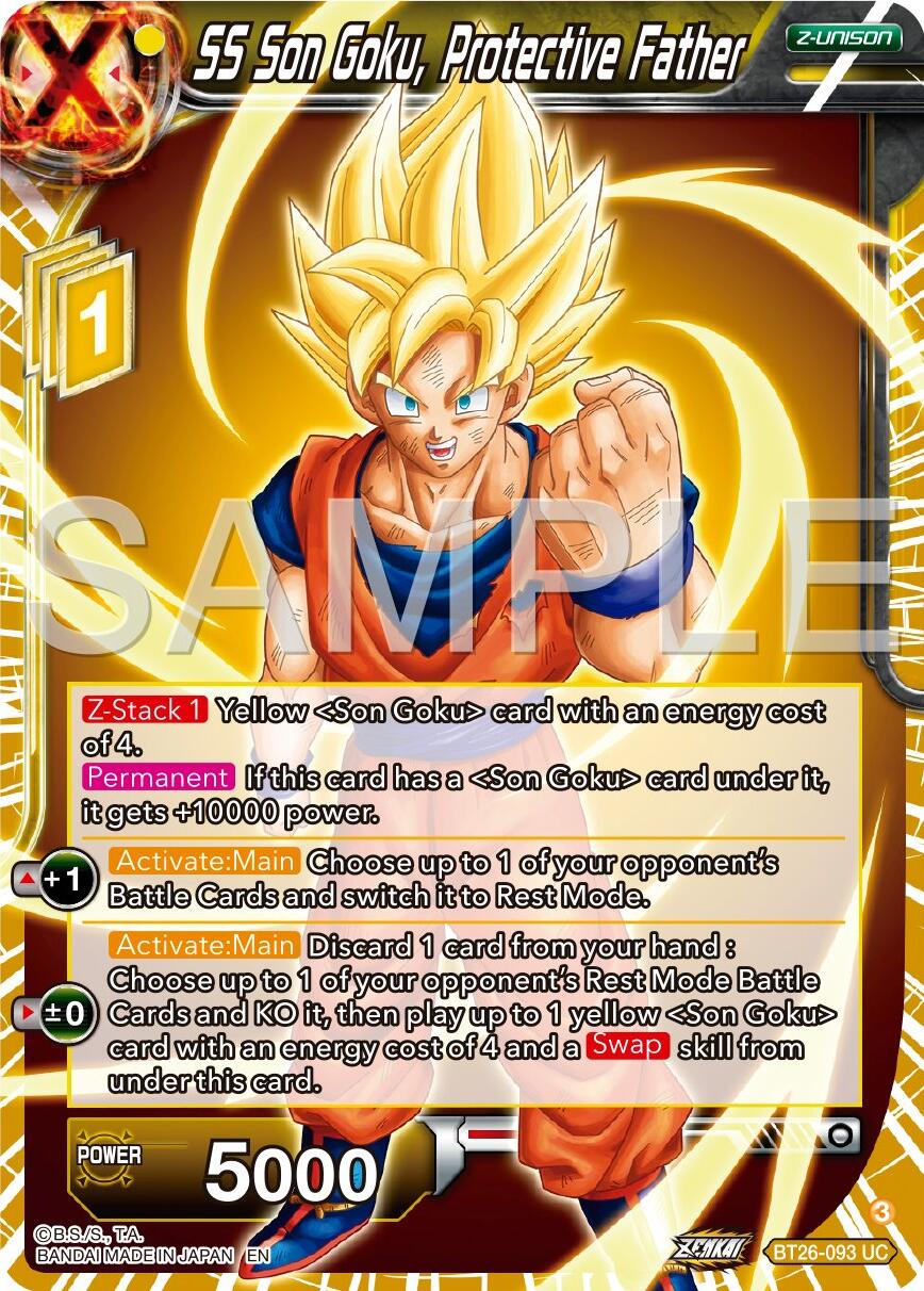 SS Son Goku, Protective Father (BT26-093) [Ultimate Advent] | Good Games Adelaide SA