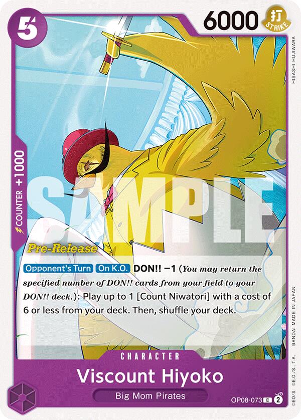 Viscount Hiyoko [Two Legends Pre-Release Cards] | Good Games Adelaide SA