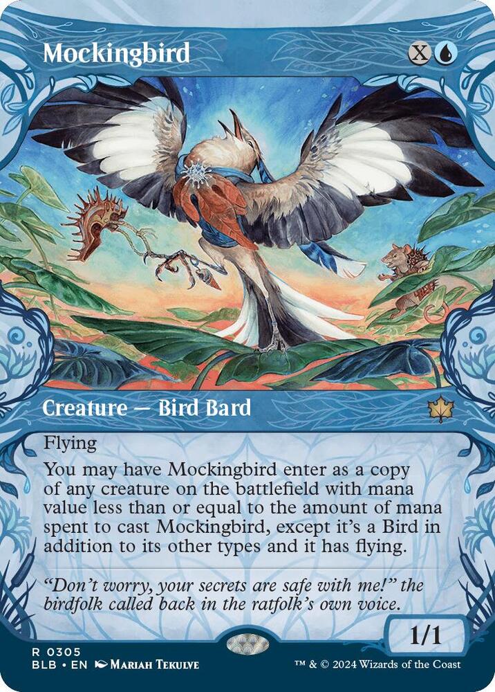 Mockingbird 305 (Bloomburrow)  - Foil | Good Games Adelaide SA