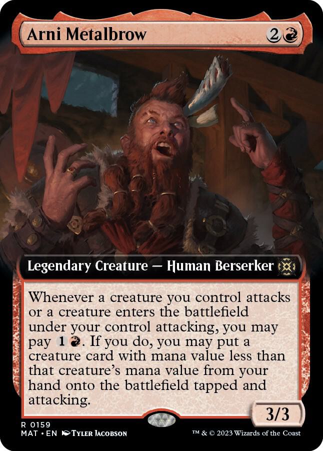 Arni Metalbrow 159/50 (March of the Machine: The Aftermath)  - Extended Art | Good Games Adelaide SA