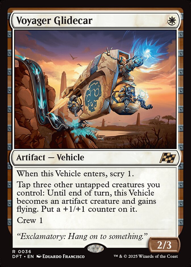 Voyager Glidecar 36 (Aetherdrift)  - Foil | Good Games Adelaide SA