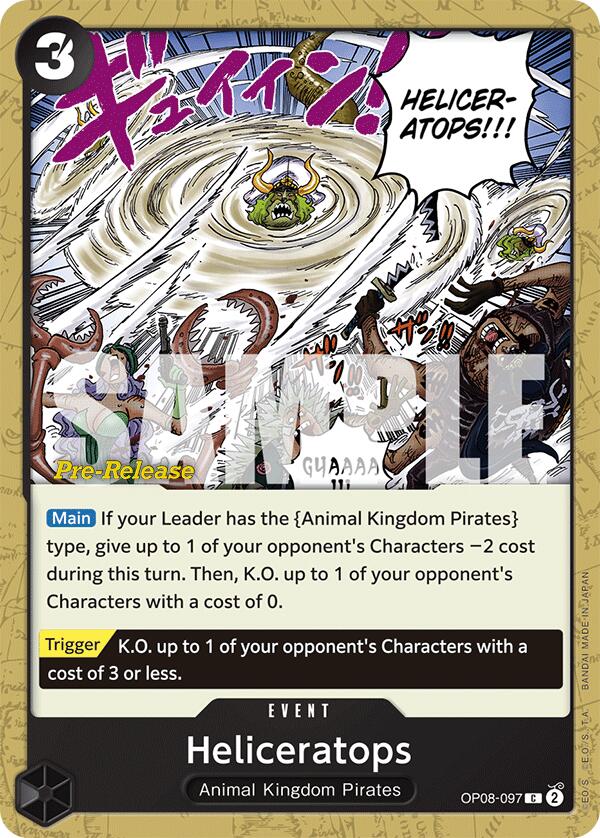 Heliceratops [Two Legends Pre-Release Cards] | Good Games Adelaide SA