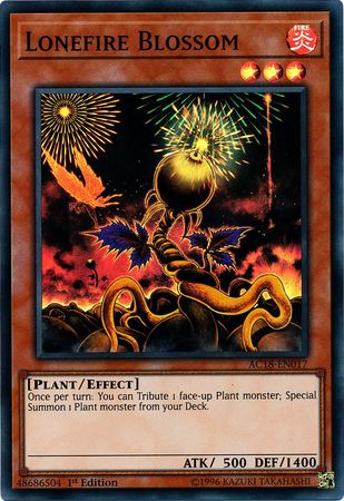 Lonefire Blossom [AC18-EN017] Super Rare | Good Games Adelaide SA