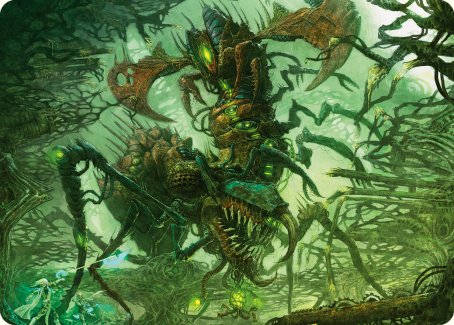 Skyscythe Engulfer Art Card [Phyrexia: All Will Be One Art Series] | Good Games Adelaide SA